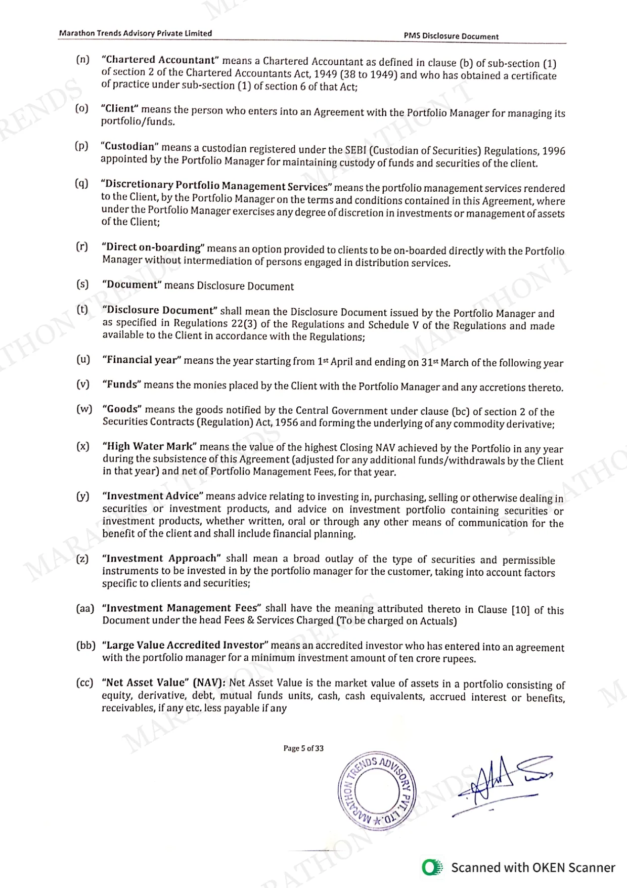 Disclosure Document — page 8 of 37